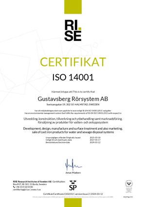 forhåndsvisning av ISO 14001