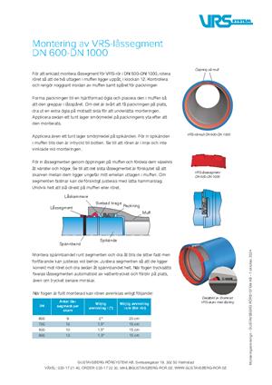 pdf.preview Montering Låssegment DN600-DN1000
